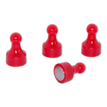 Load image into Gallery viewer, Red Pin Whiteboard Magnets - 12mm diameter x 22mm | 12 PACK
