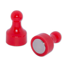 Load image into Gallery viewer, Red Pin Whiteboard Magnets 22mm x 12mm | 12 pack
